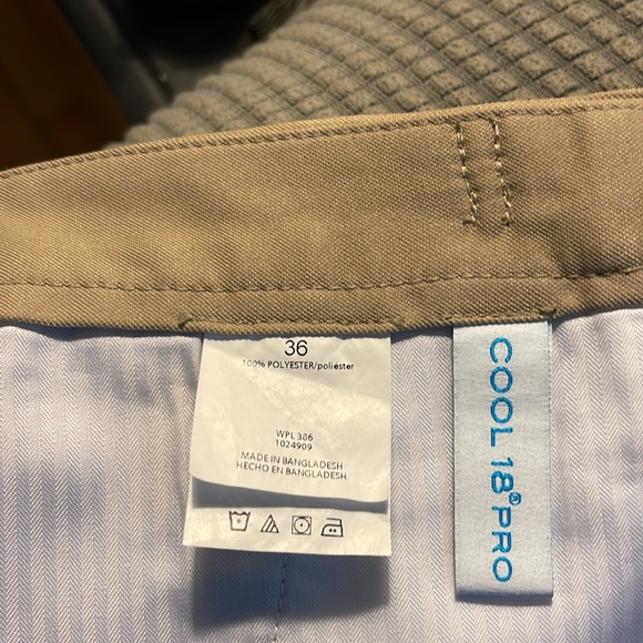 3 pair Haggar Cool 18 khaki shorts - Picture 3 of 3